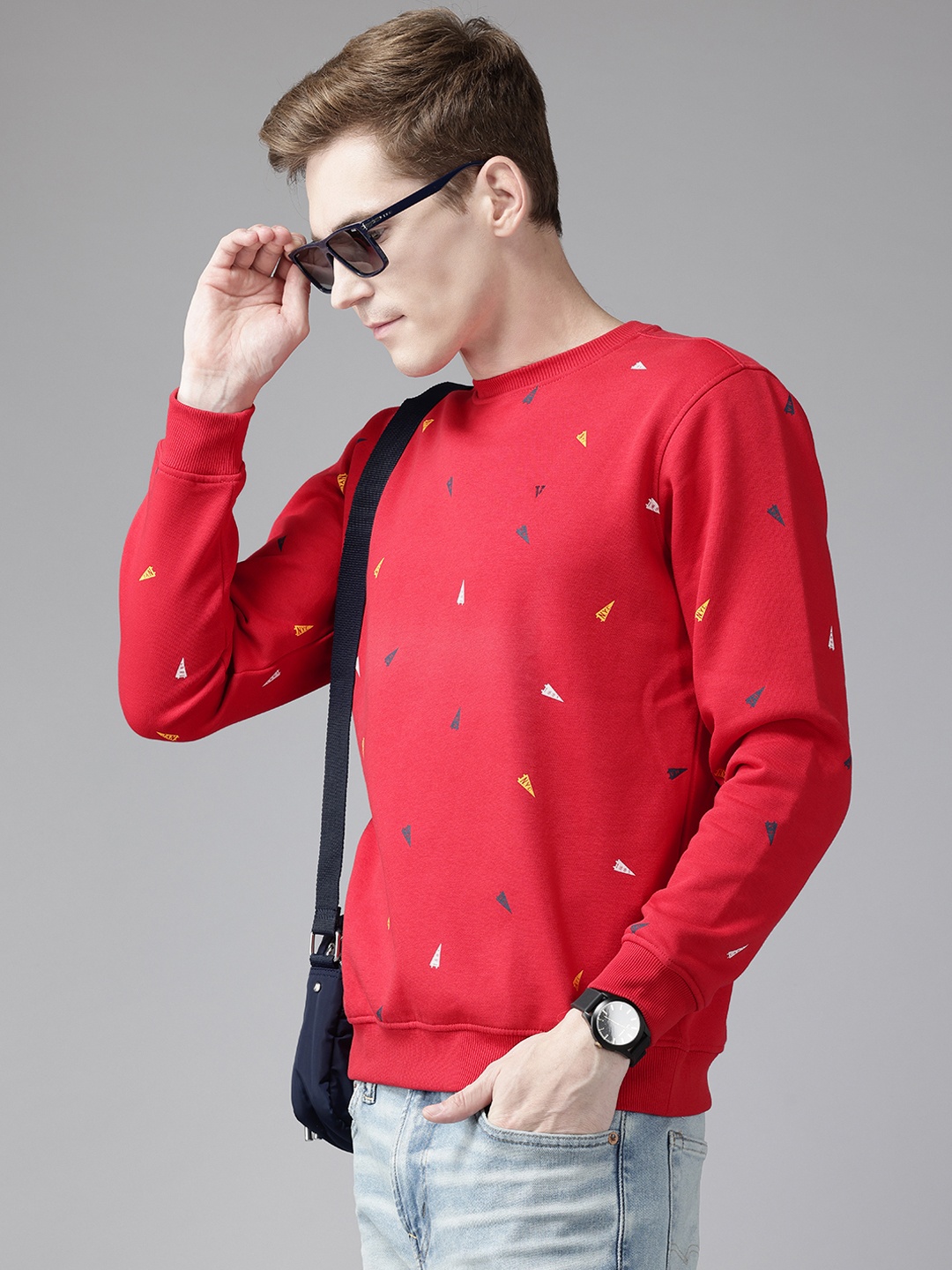 

Van Heusen Sport Geometric Print Sweatshirt, Red