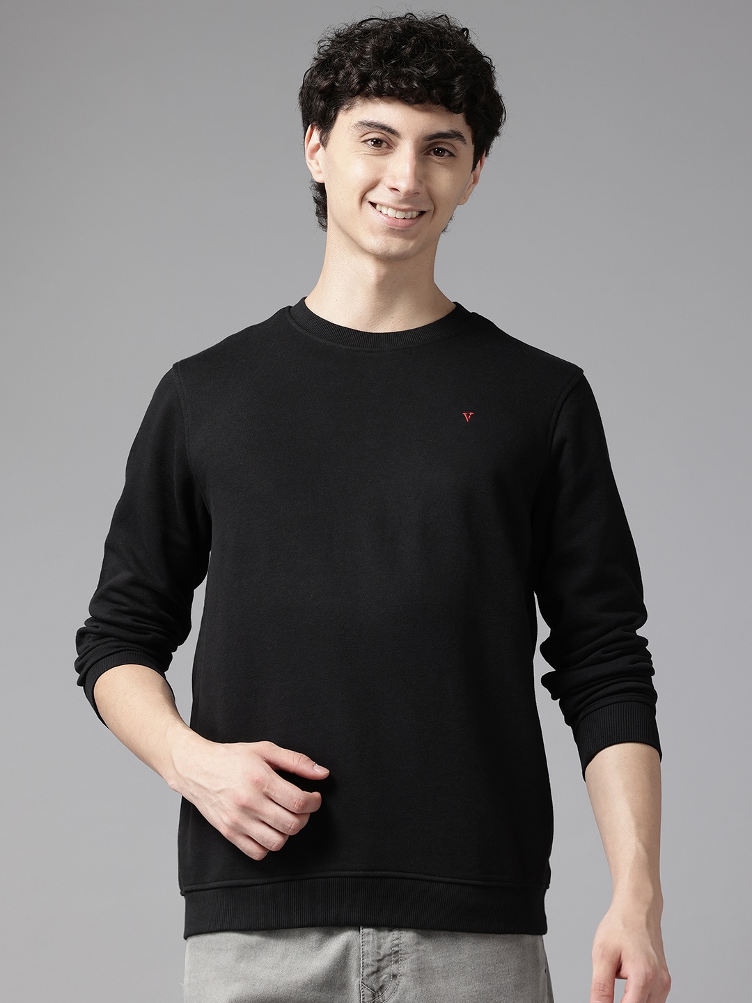 

Van Heusen Sport Solid Sweatshirt, Black