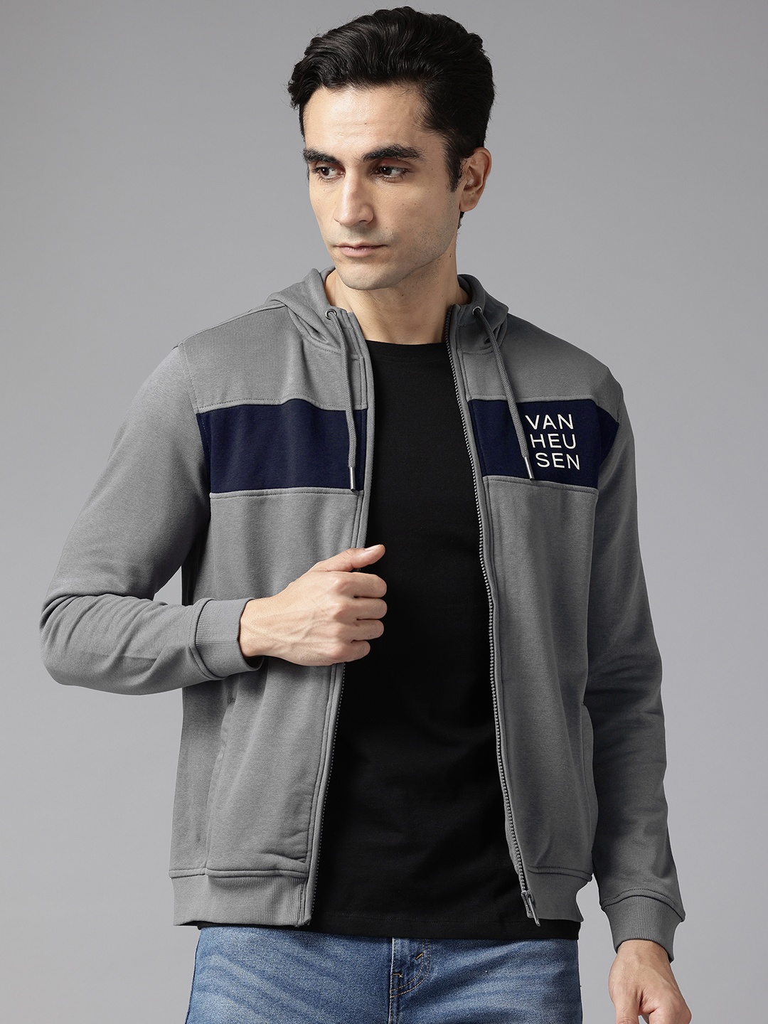 

Van Heusen Sport Hooded Sweatshirt, Grey