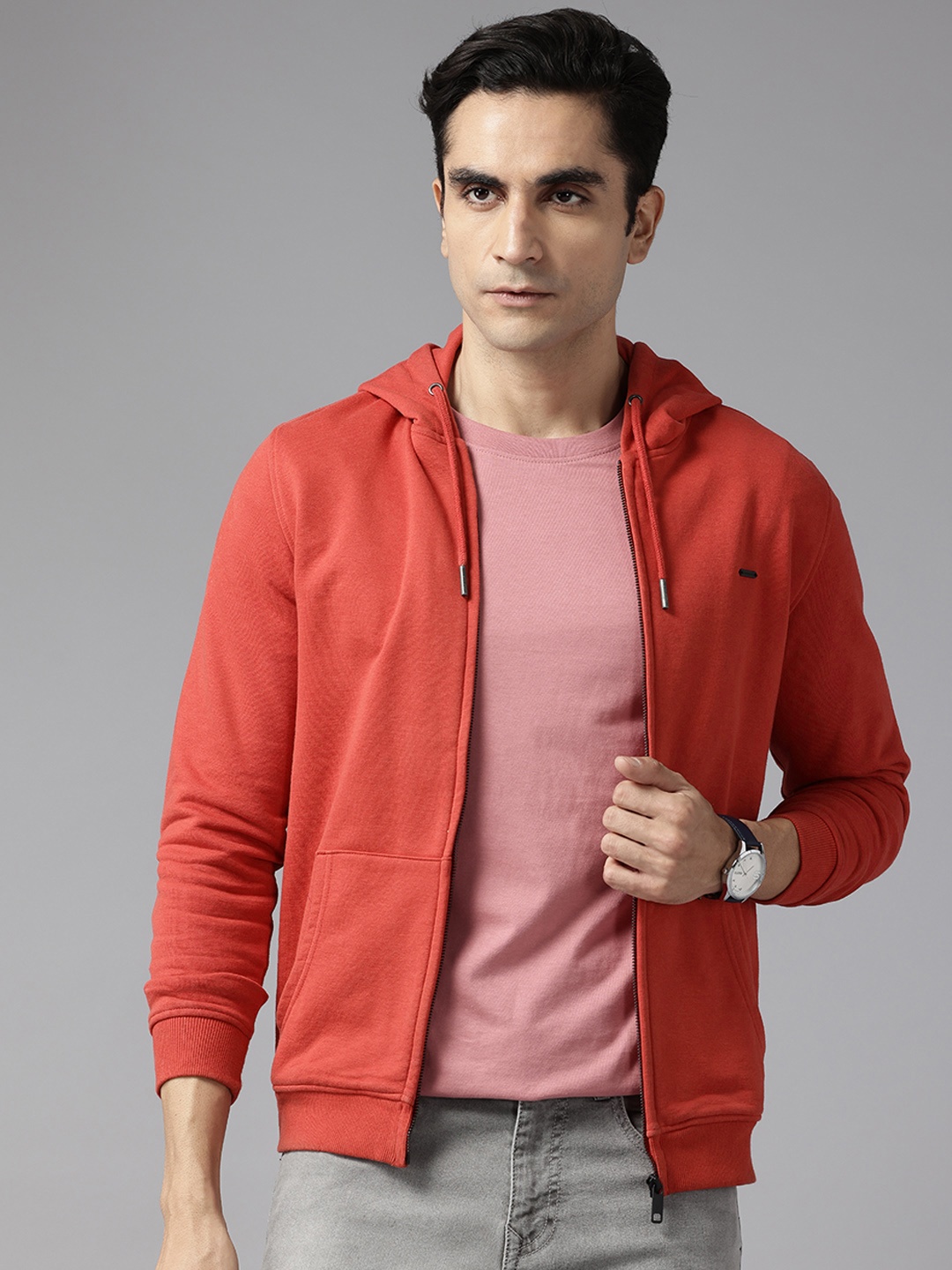 

Van Heusen Sport Men Hooded Sweatshirt, Red