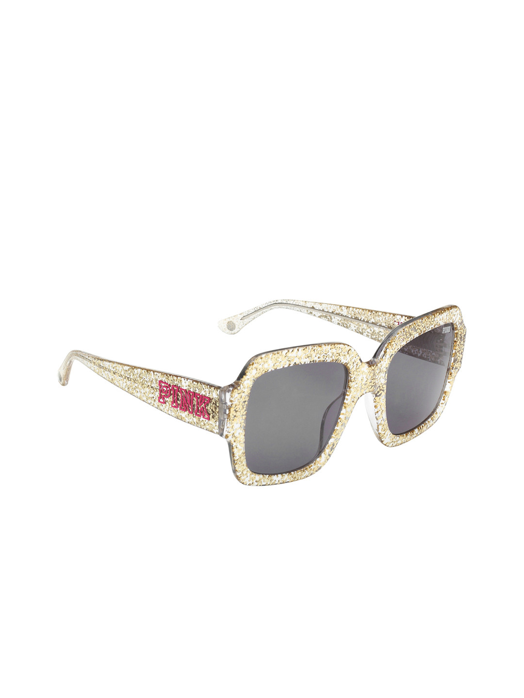 

Victoria's Secret Women Square Sunglasses with UV Protected Lens PK0010/S 57A 54, Grey