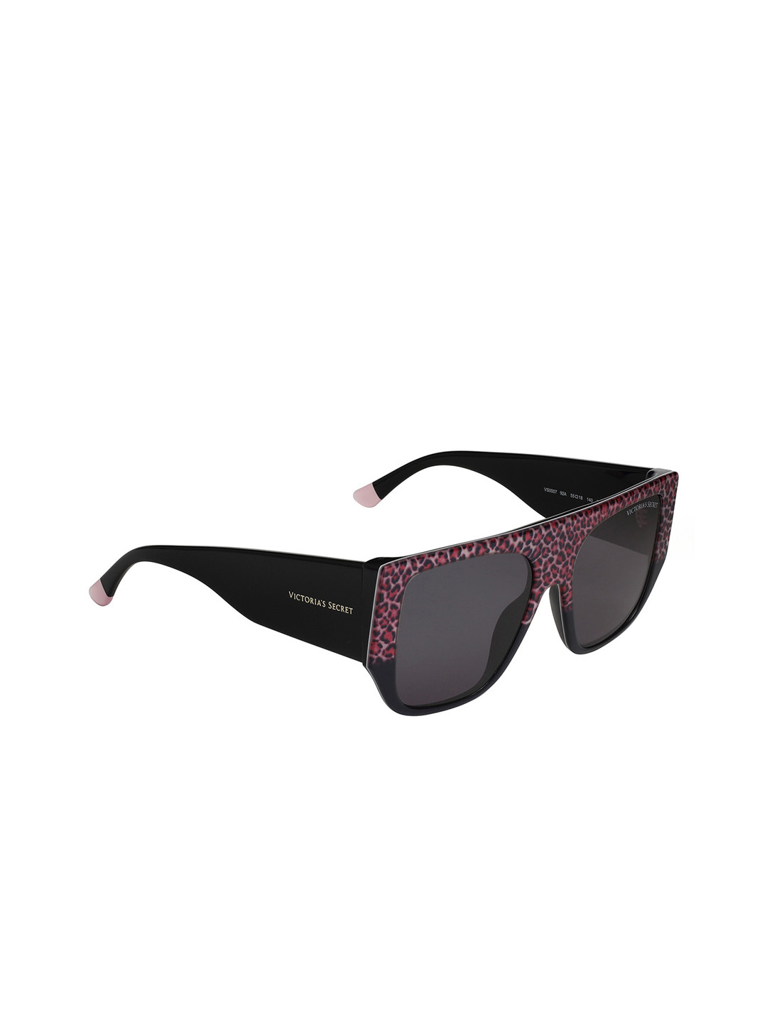

Victoria's Secret Women Square Sunglasses with UV Protected Lens - VS0007/S 92A 55, Black