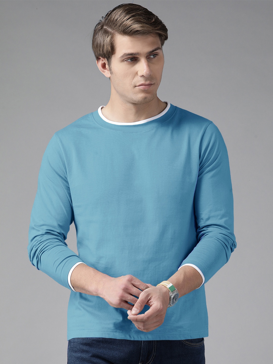 

The Dry State Men Pockets T-shirt, Sea green