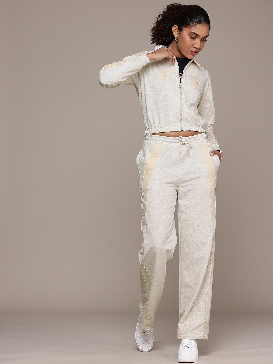 

The Roadster Life Co. Shirt Collar Jacket & Trouser, Beige