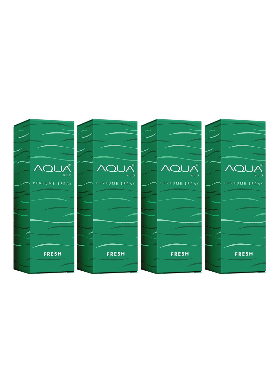 

AQUA RED Men Fresh Set Of 4 Long Lasting Perfume Spray- 30ml Each, Green