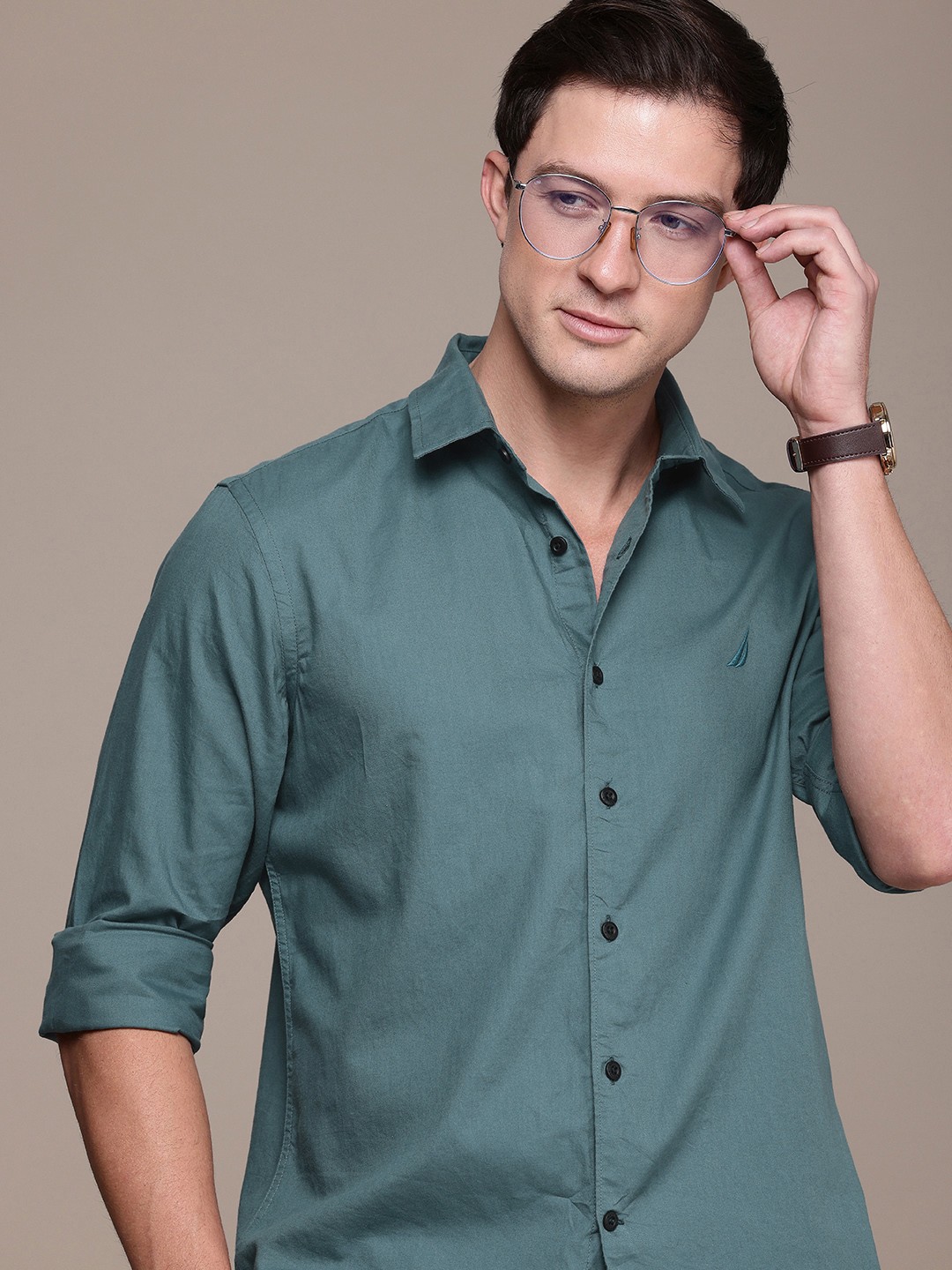 

Nautica Slim Fit Casual Shirt, Blue