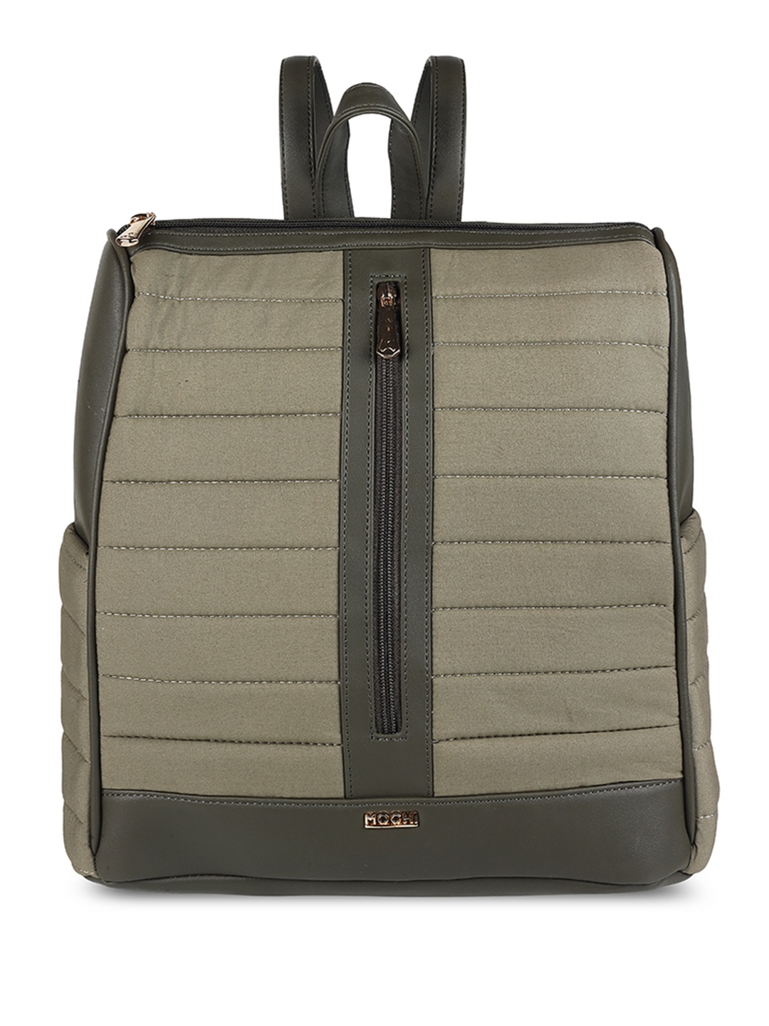 

Mochi Bucket Satchel with Quilted, Green