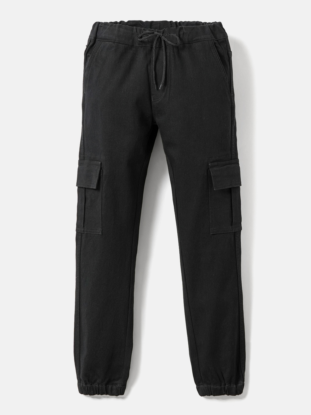 

Urbano Juniors Boys Jogger Low Distress Stretchable Jeans, Black