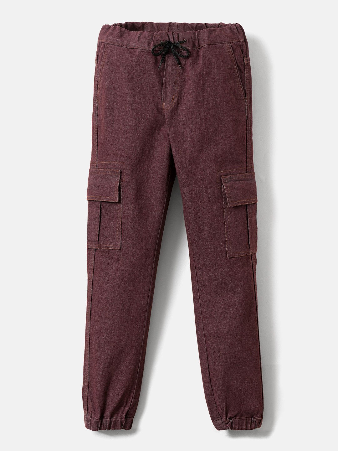

Urbano Juniors Boys Jogger Low Distress Stretchable Jeans, Brown