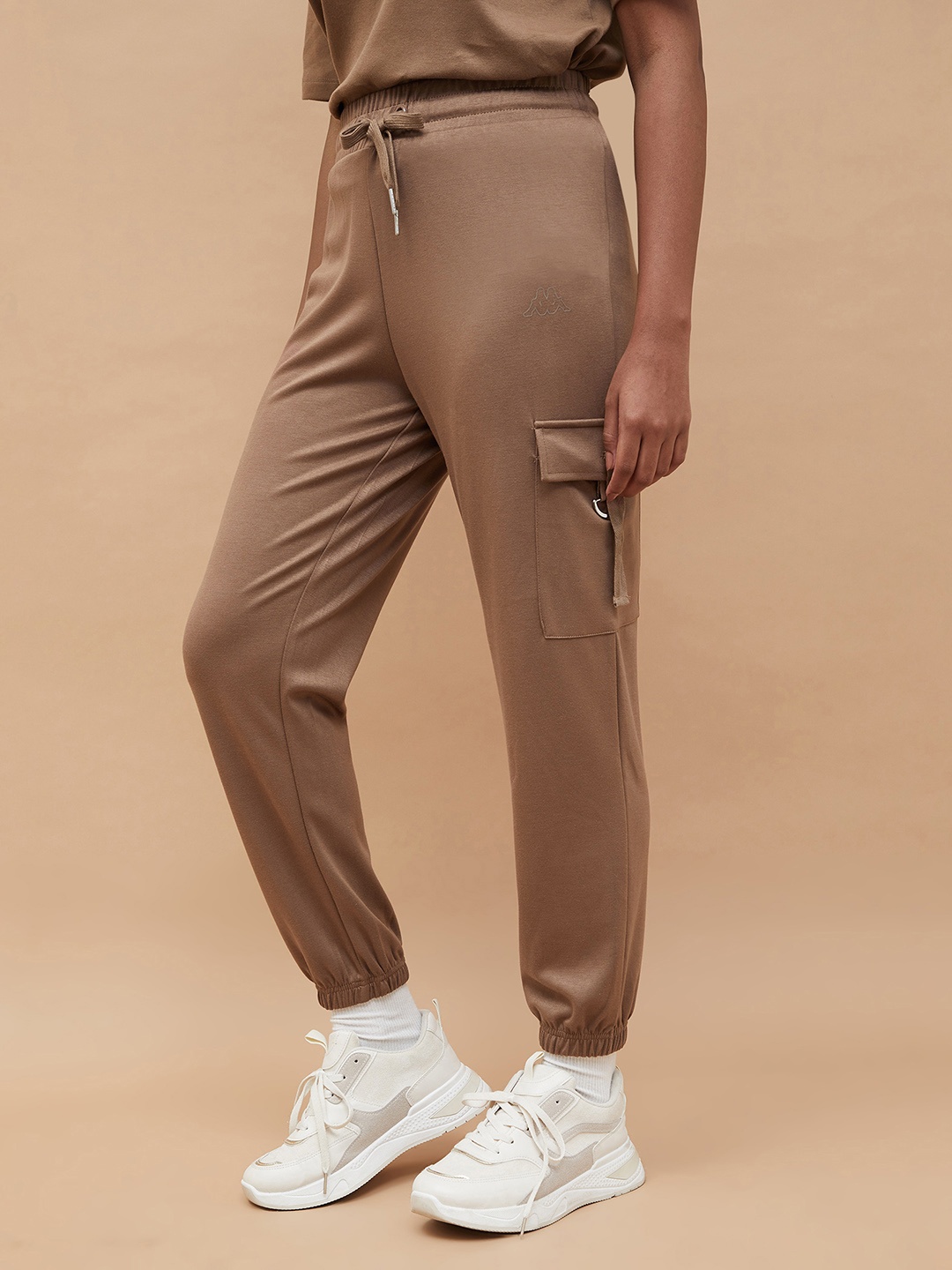 

Kappa Women Mid-Rise Joggers, Brown