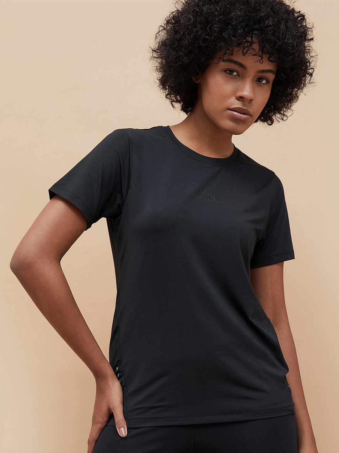 

Kappa Women Pockets T-shirt, Black