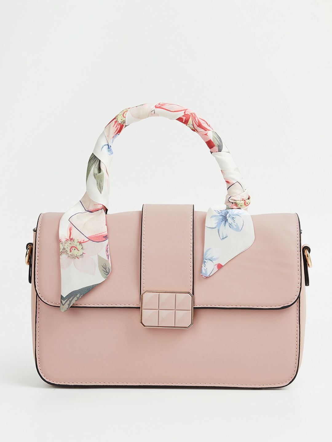 

Ginger by Lifestyle PU Structured Satchel, Pink