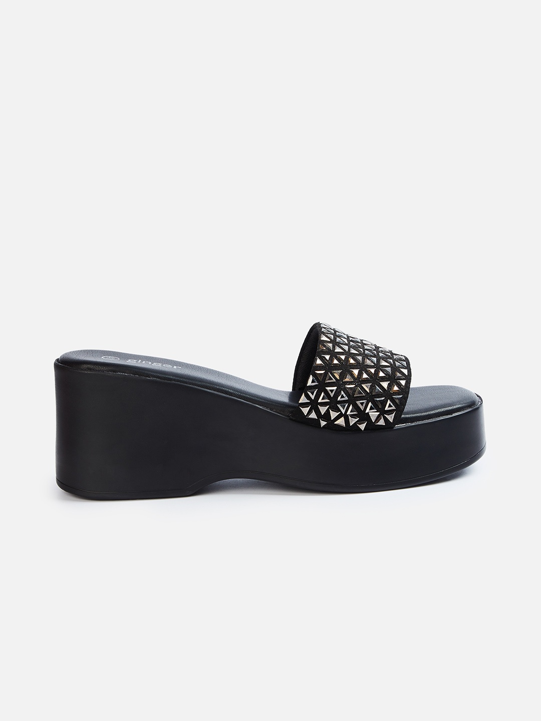 

Ginger by Lifestyle Embellished Platform Sandals, Black