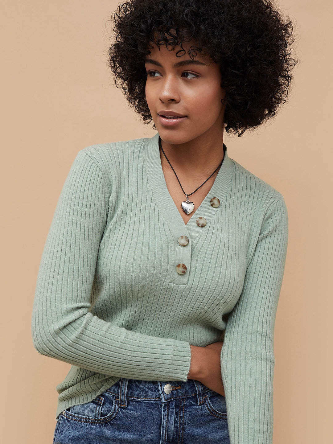 

Fame Forever by Lifestyle Styled Back Top, Olive
