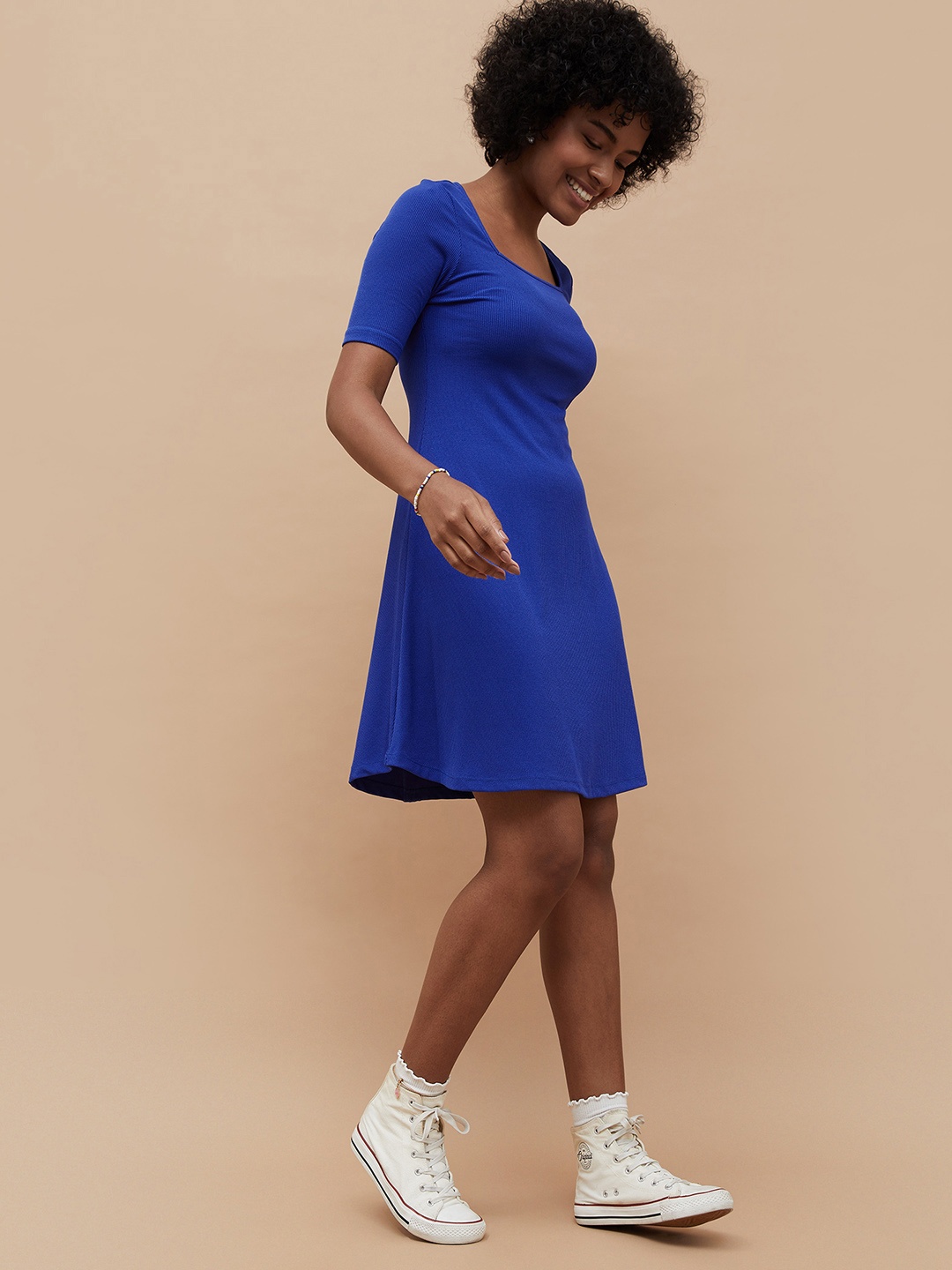 

Fame Forever by Lifestyle Fit & Flare Dress, Blue