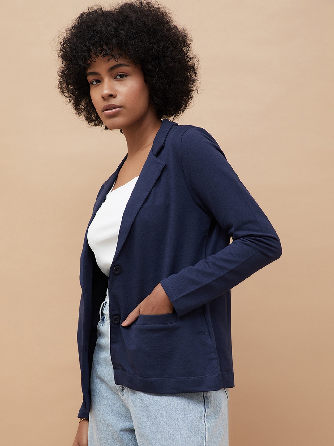 

Fame Forever by Lifestyle Single-Breasted Blazer, Blue
