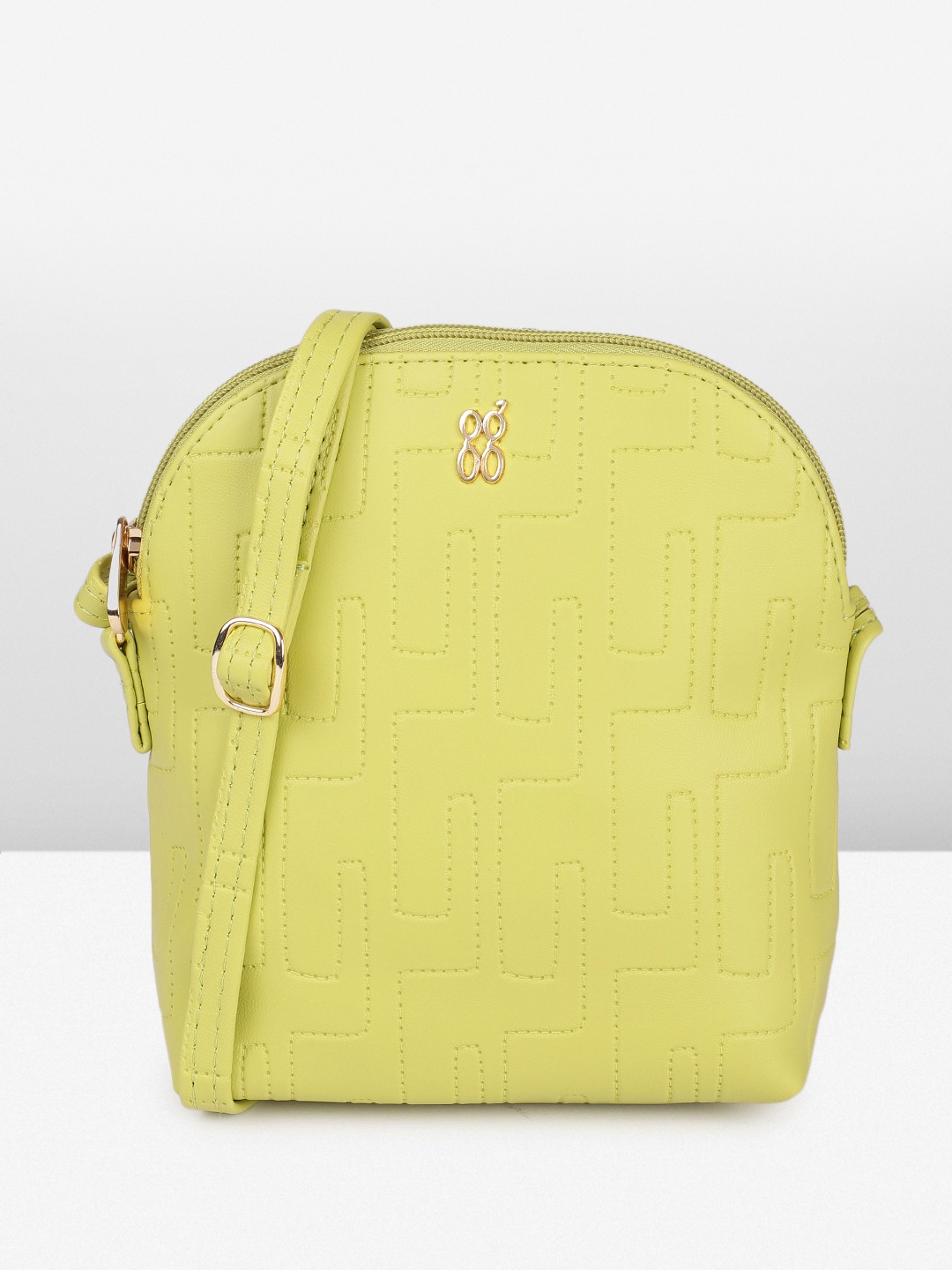

Baggit Structured Sling Bag, Green