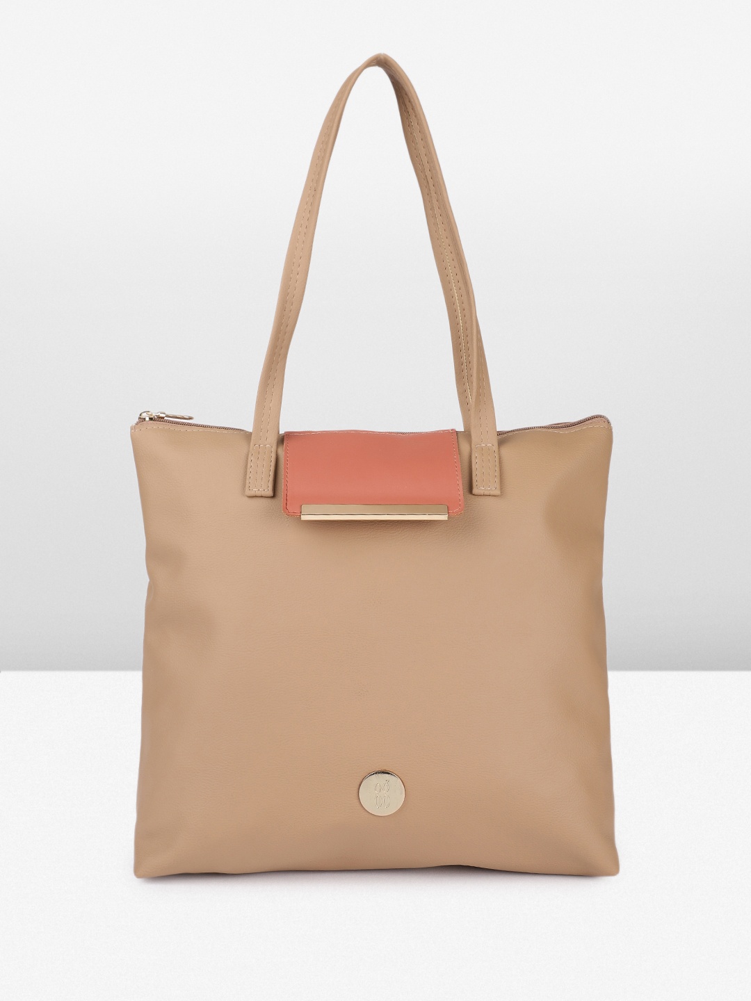 

Baggit Structured Handheld Bag, Beige