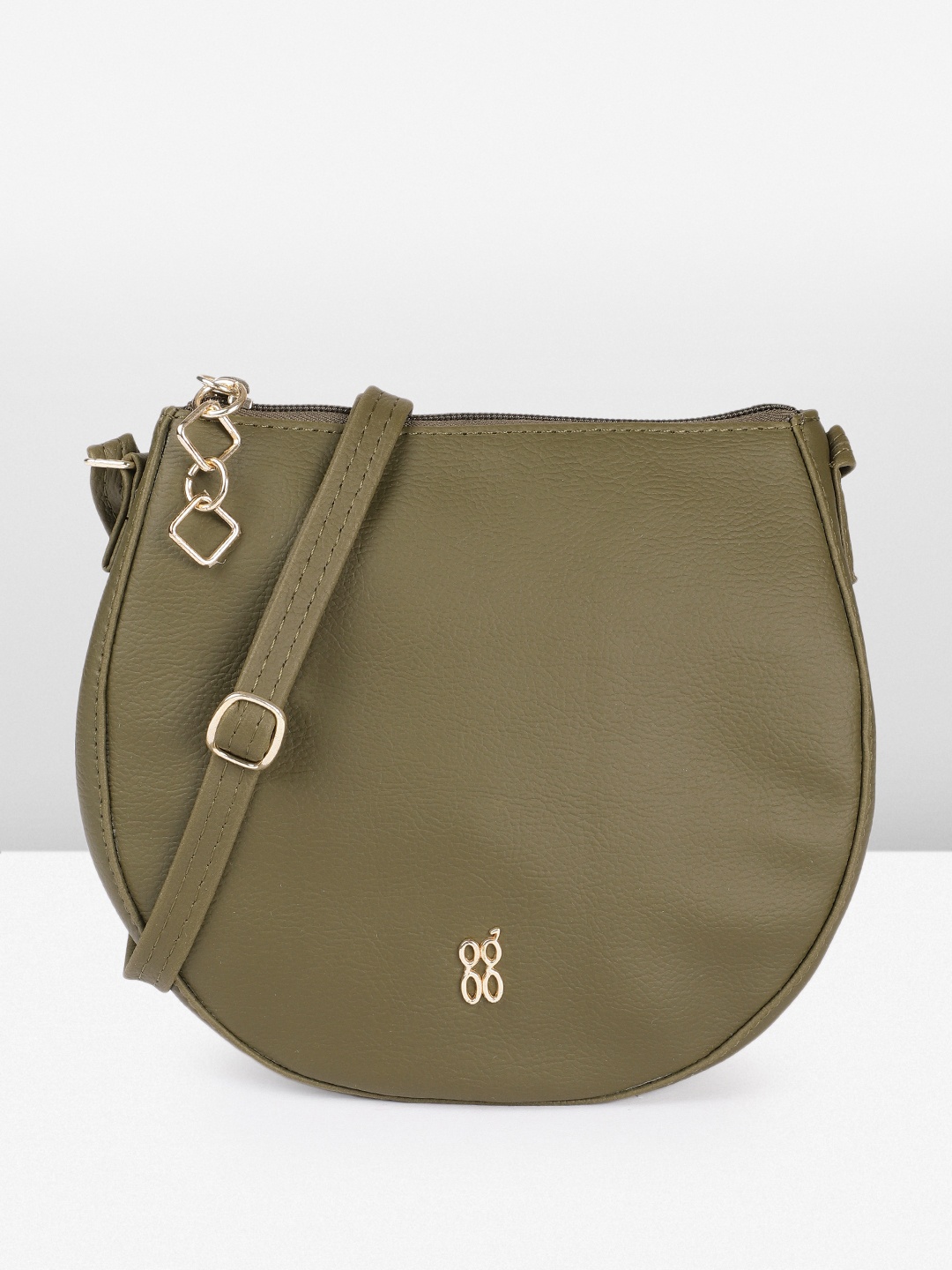 

Baggit Structured Sling Bag, Olive