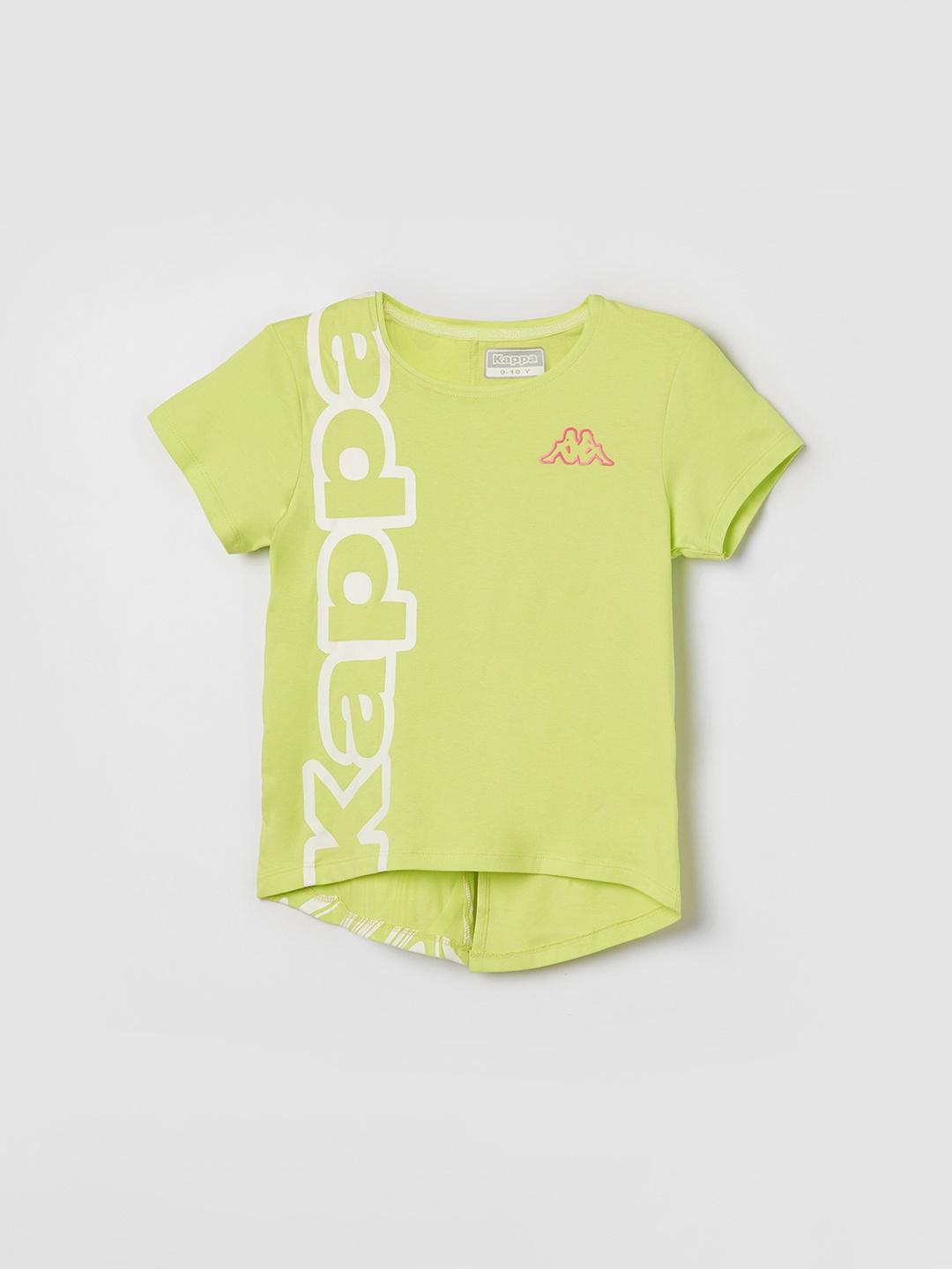 

Kappa Girls Printed Applique T-shirt, Yellow