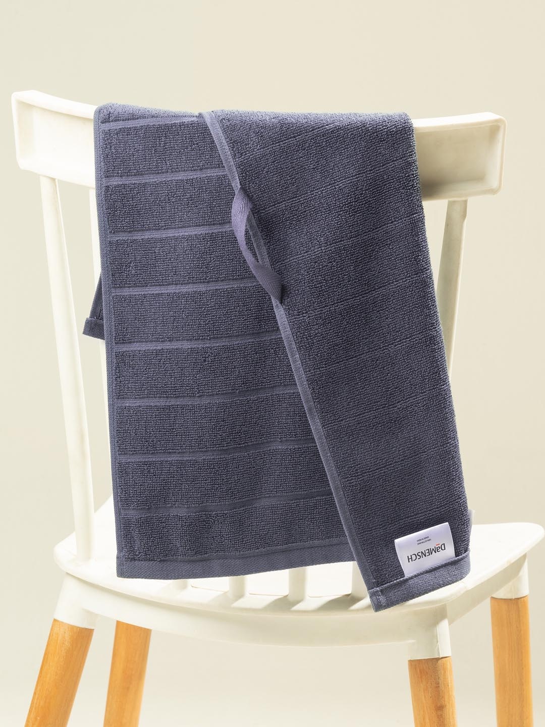 

Damensch Premium Cotton Soft Sheared Terry Better-Basic Hand Towel, Grey