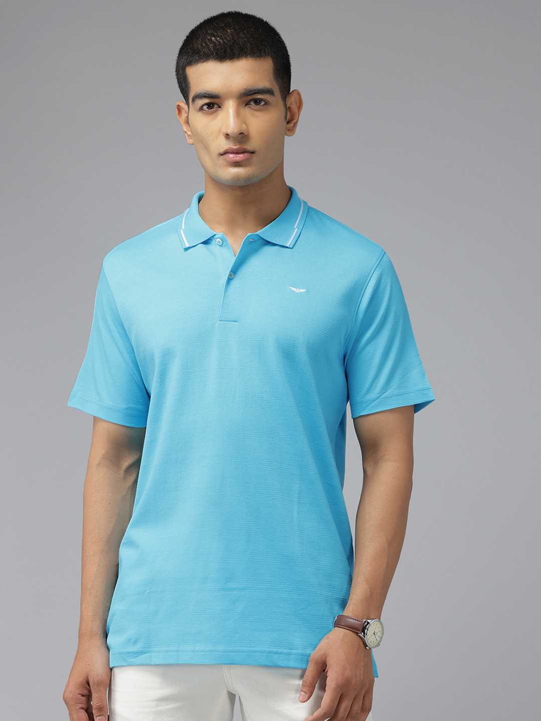 

Park Avenue Polo Collar Slim Fit T-shirt, Blue
