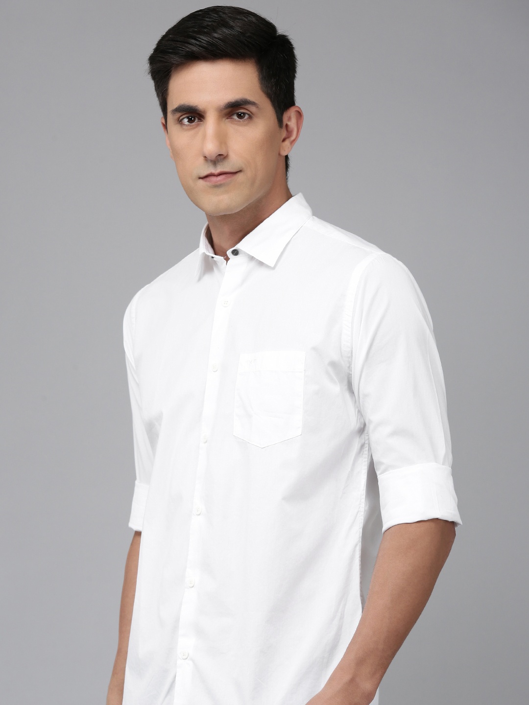 

Park Avenue Slim Fit Pure Cotton Casual Shirt, White