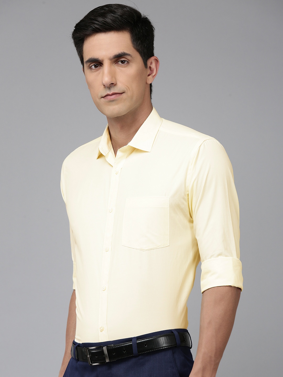 

Park Avenue Slim Fit Formal Shirts, Yellow