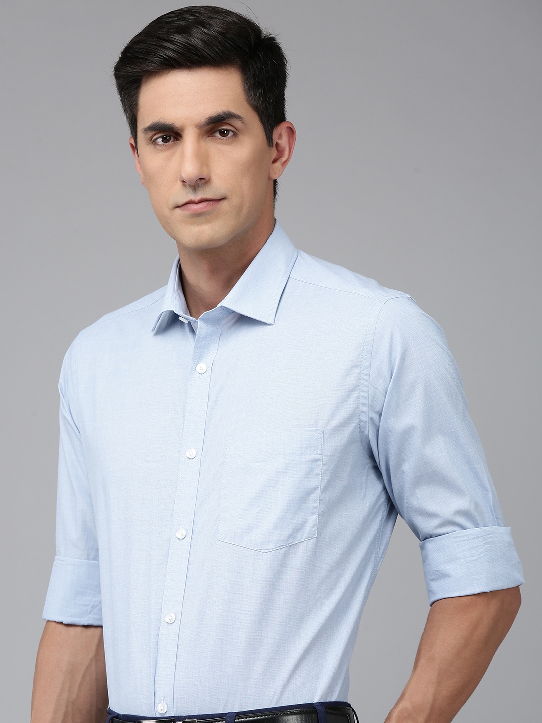 

Park Avenue Pure Cotton Formal Shirt, Blue