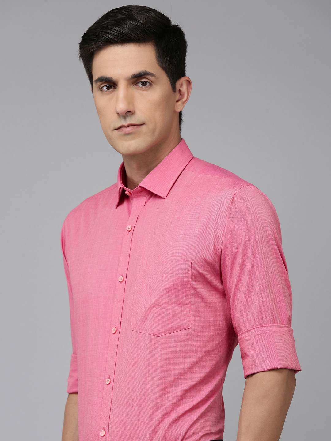 

Park Avenue Slim Fit Pure Cotton Formal Shirt, Pink