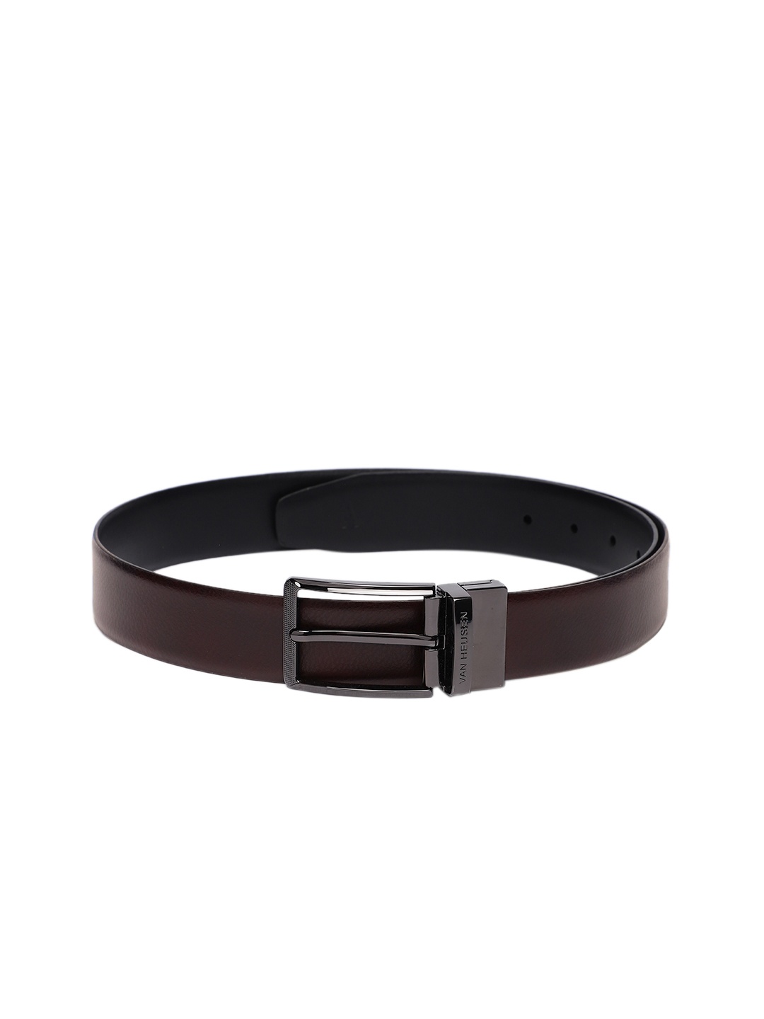 

Van Heusen Men Textured Leather Formal Belt, Black