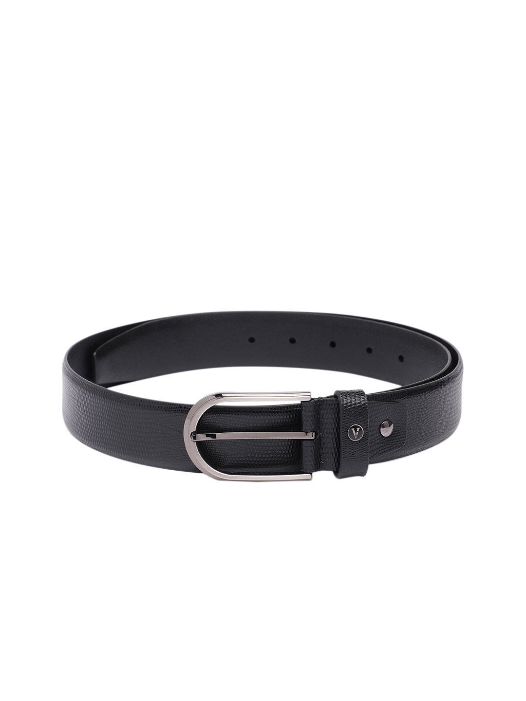 

Van Heusen Men Textured Leather Belt, Black