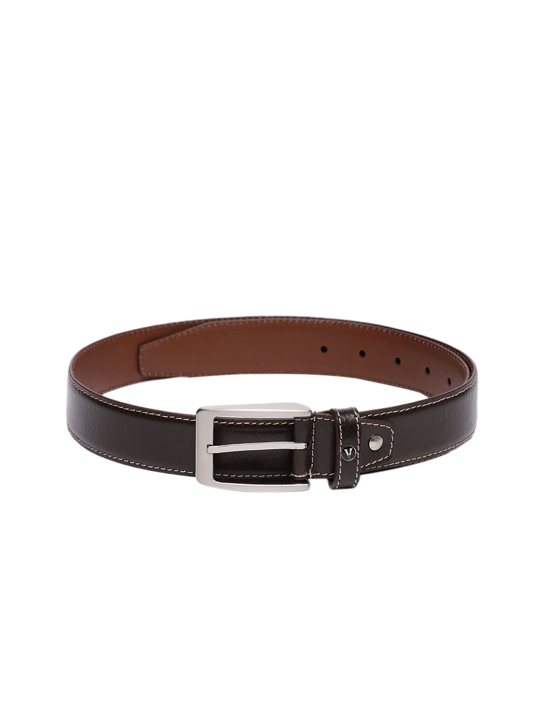 

Van Heusen Men Textured Leather Formal Belt, Black