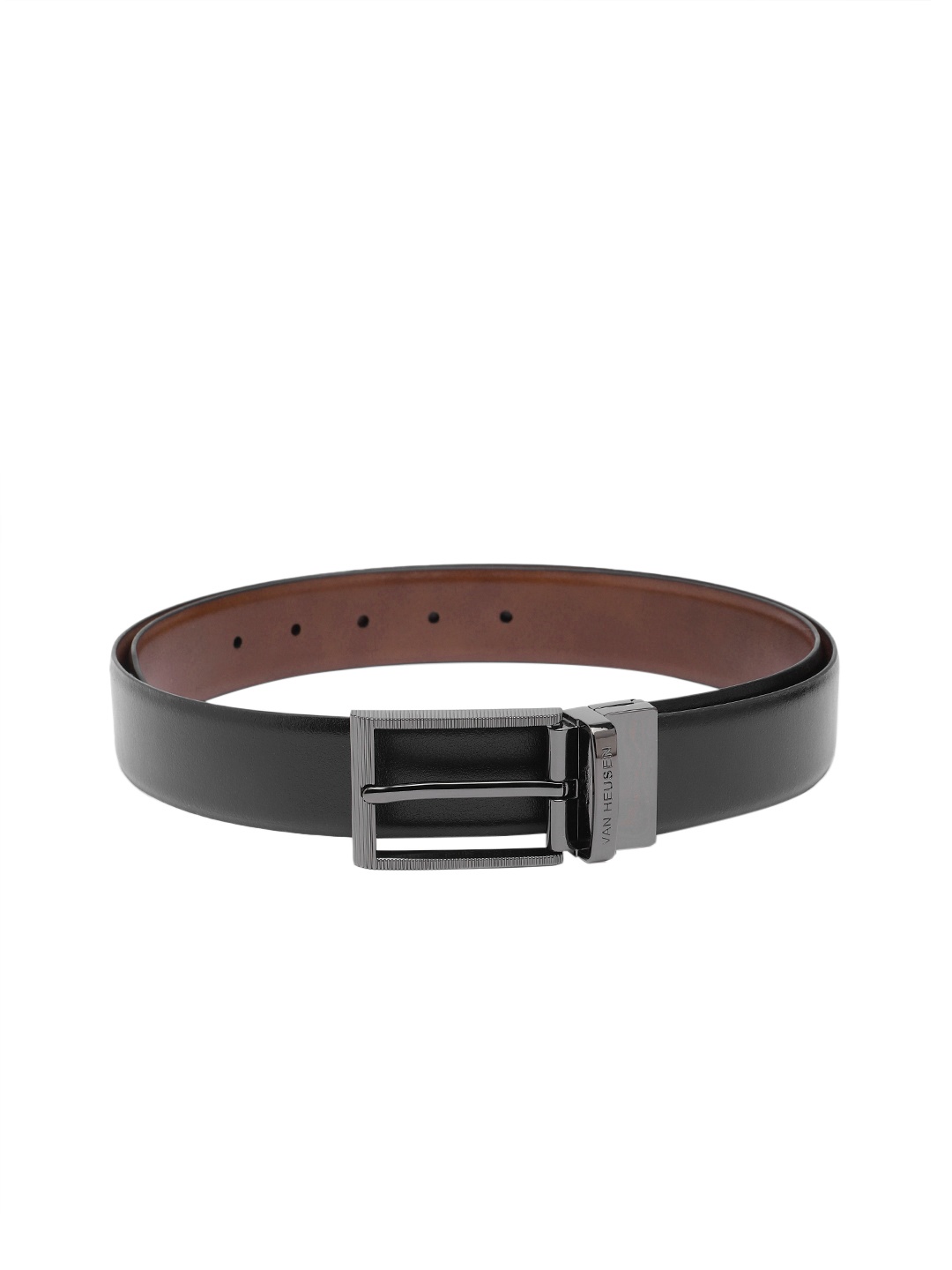 

Van Heusen Men Leather Reversible Formal Belt, Black