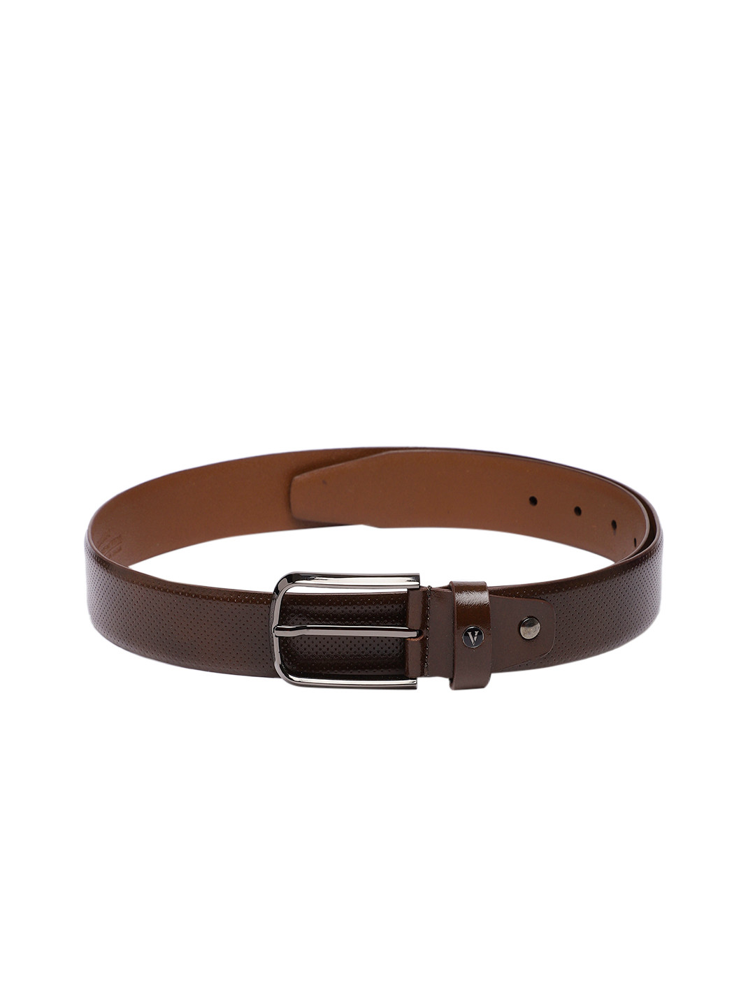 

Van Heusen Men Textured Leather Formal Belt, Brown