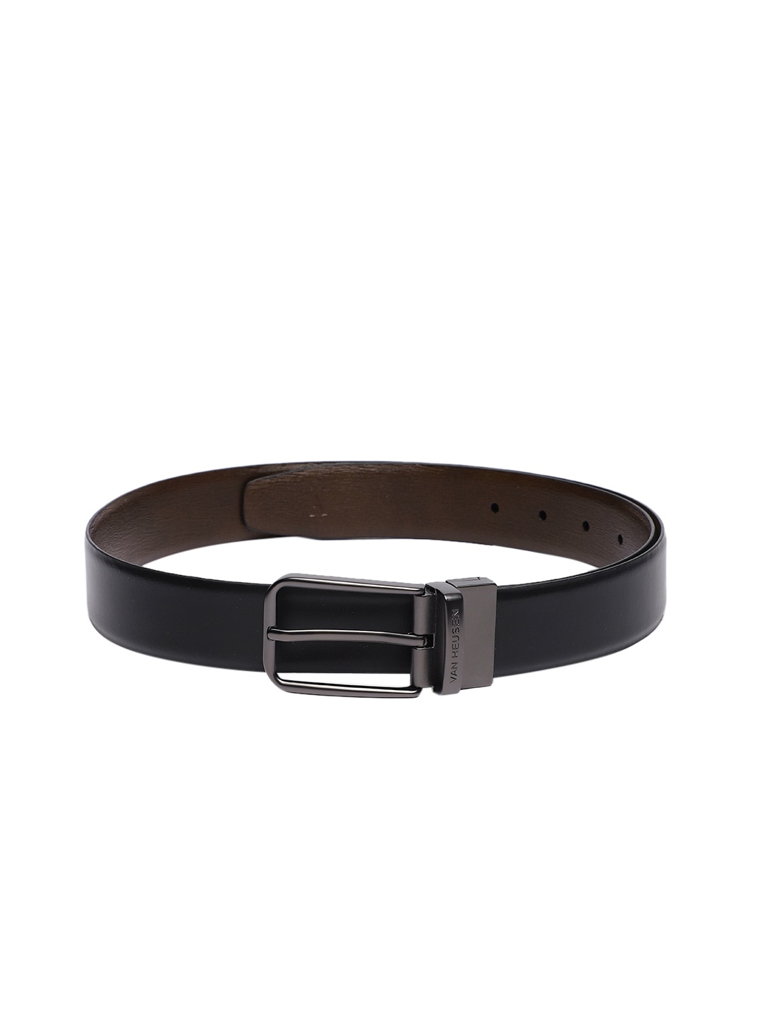 

Van Heusen Men Textured Leather Reversible Formal Belt, Black