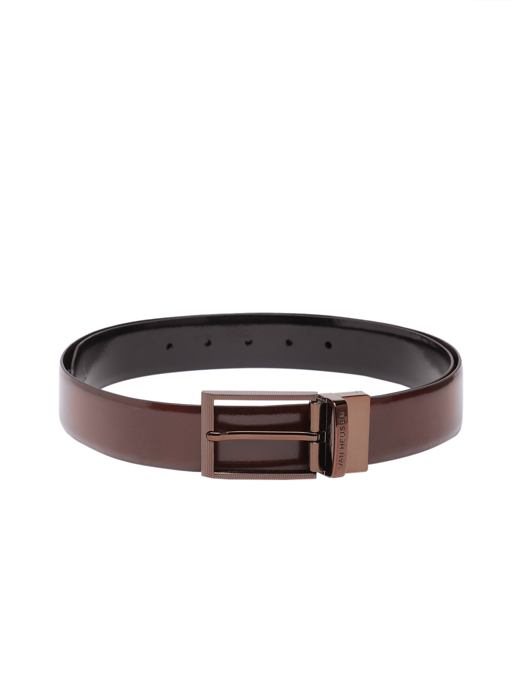 

Van Heusen Men Leather Textured Reversible Formal Belt, Brown