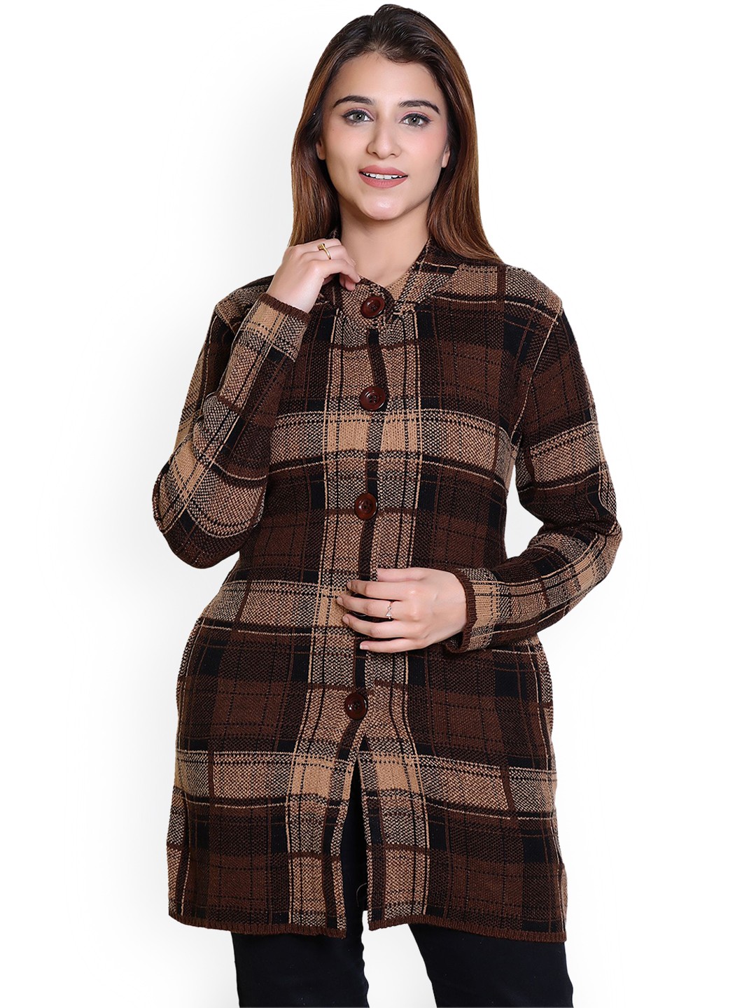 

TWENTY ME Women Single-Mid Long coat, Beige