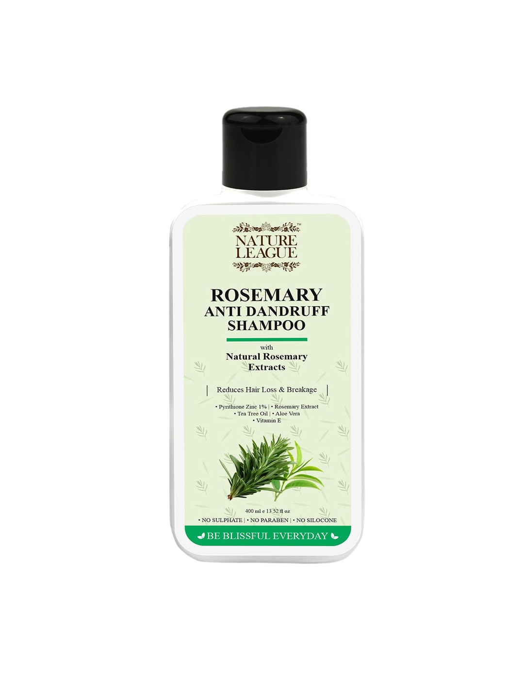 

NATURE LEAGUE Rosemary Anti-Dandruff & Anti-Hair Fall Shampoo- 400ml, White