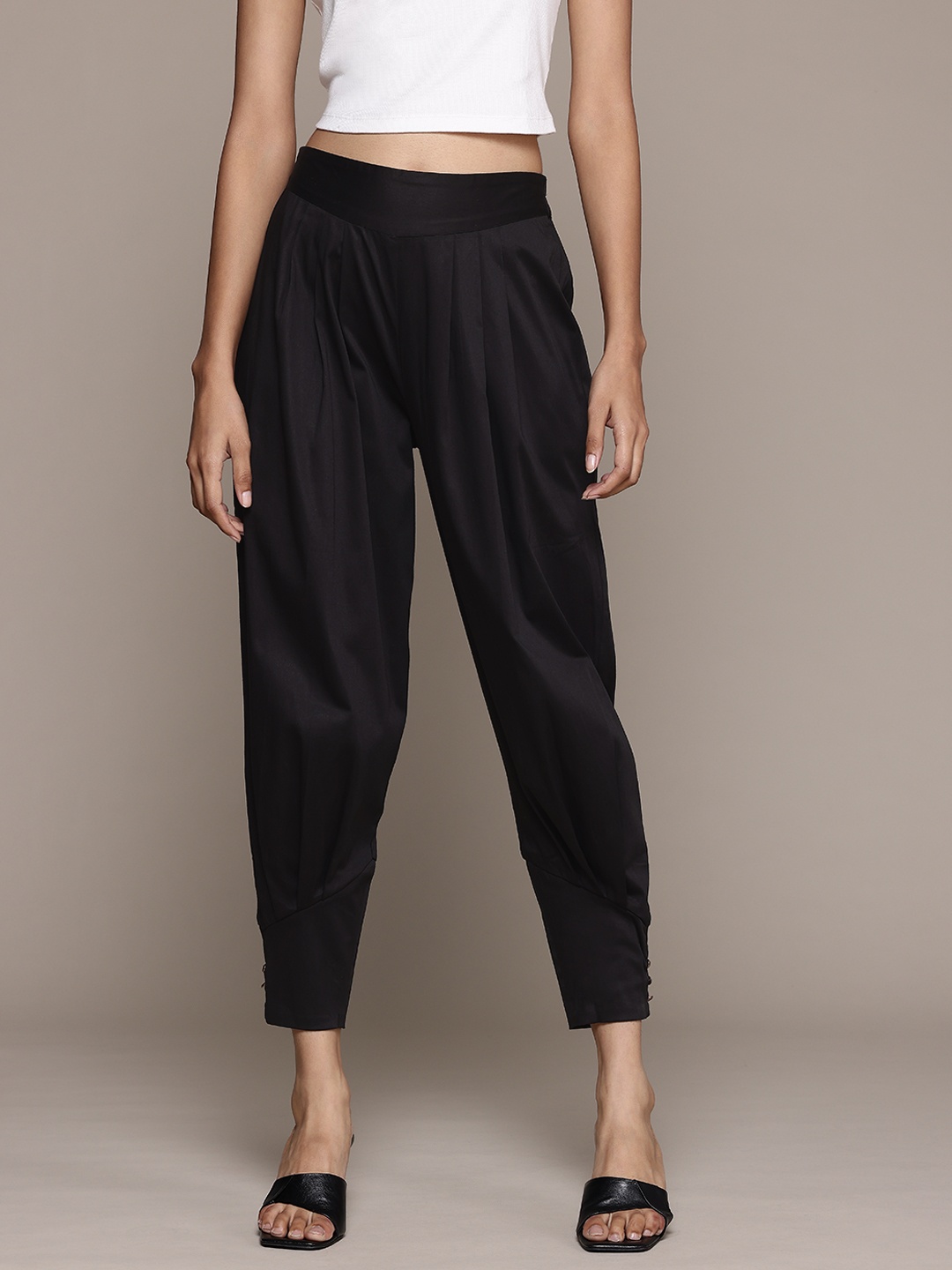 

aarke Ritu Kumar Dhoti Pants, Black