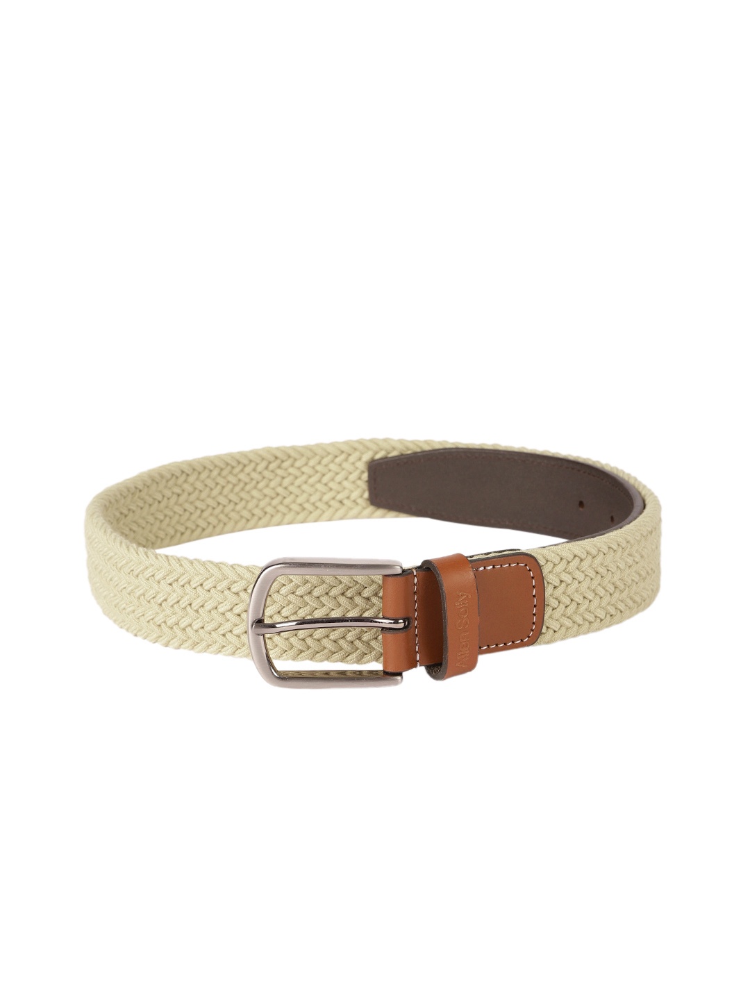 

Allen Solly Men Braided Belt, Beige