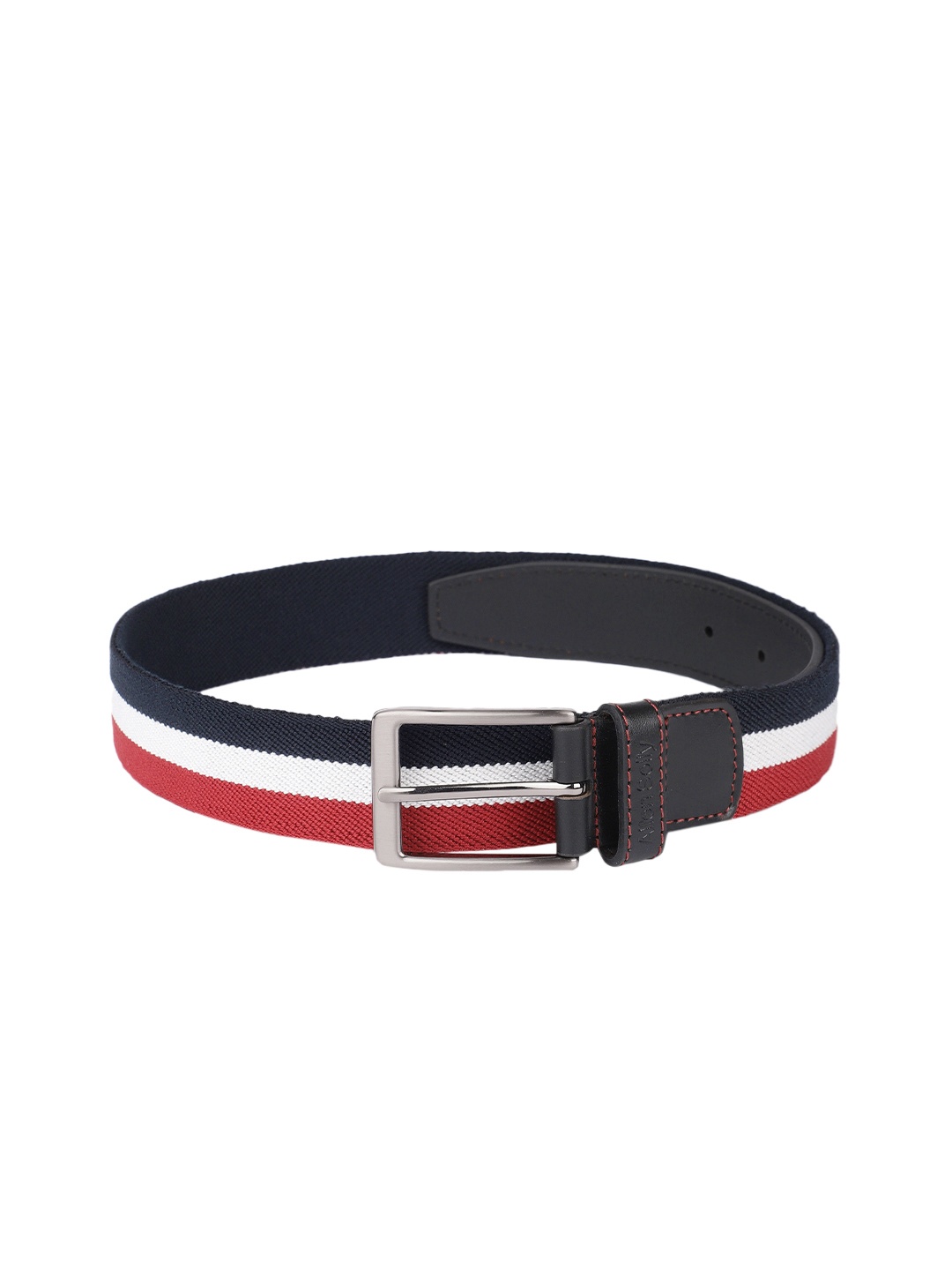 

Allen Solly Men Striped Stretchable Belt, Red