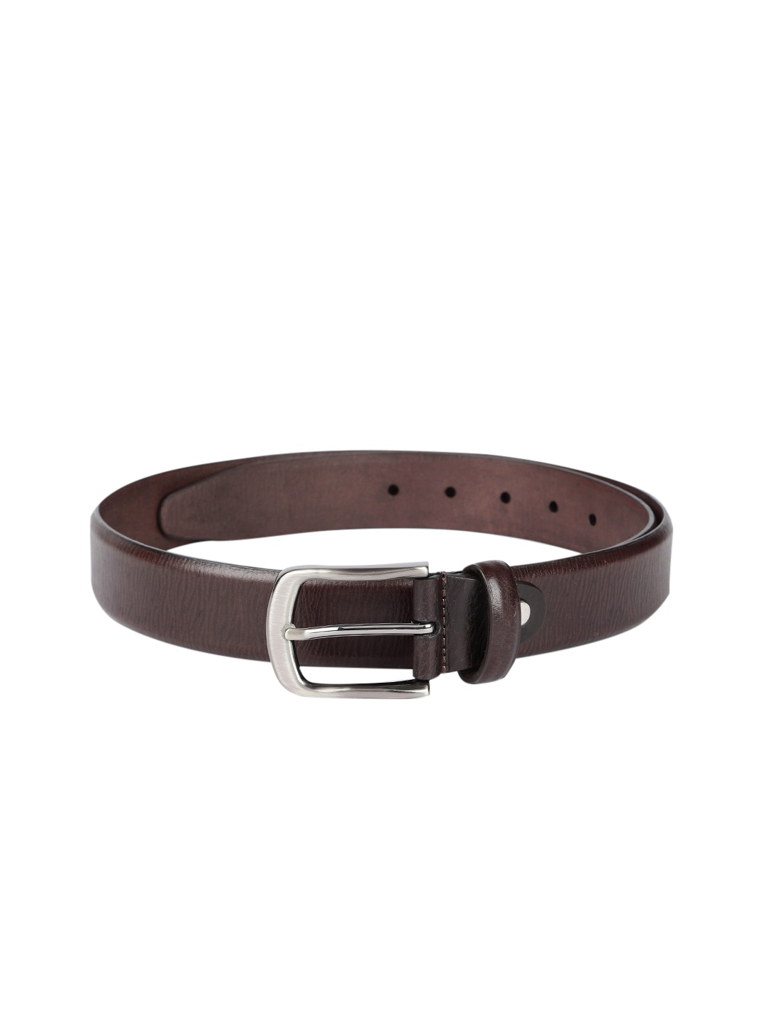 

Allen Solly Men Textured Leather Belt, Brown
