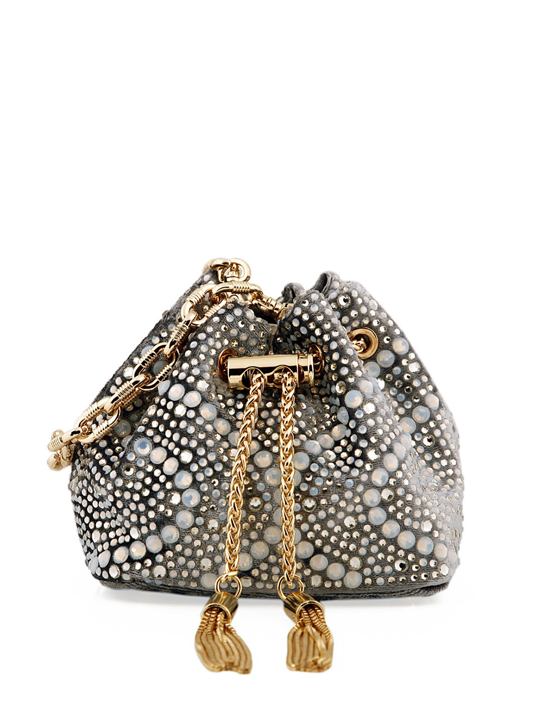 

HOUSE OF BIO BY RITTI KHANNA Animal Textured Oversized Bucket Shoulder Bag, Silver