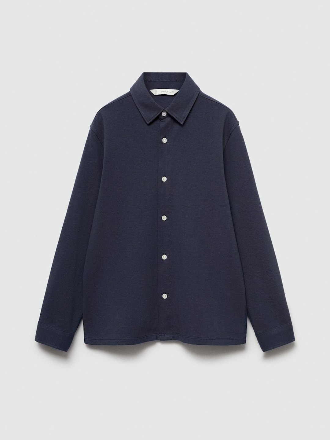 

Mango Kids Boys Pure Cotton Casual Shirt, Navy blue
