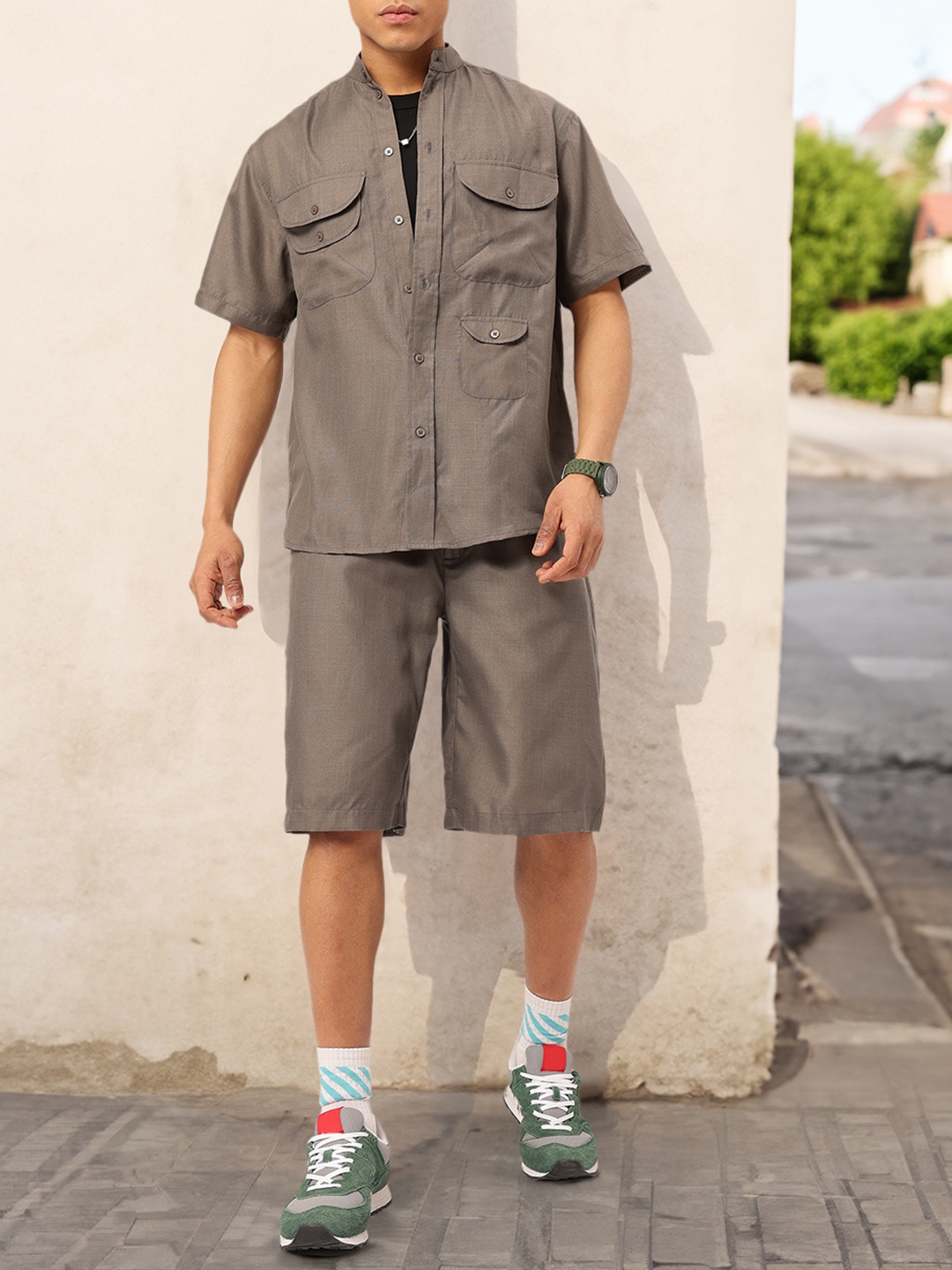 

Kook N Keech Street Smart Styles Relaxed Co-Ords, Taupe