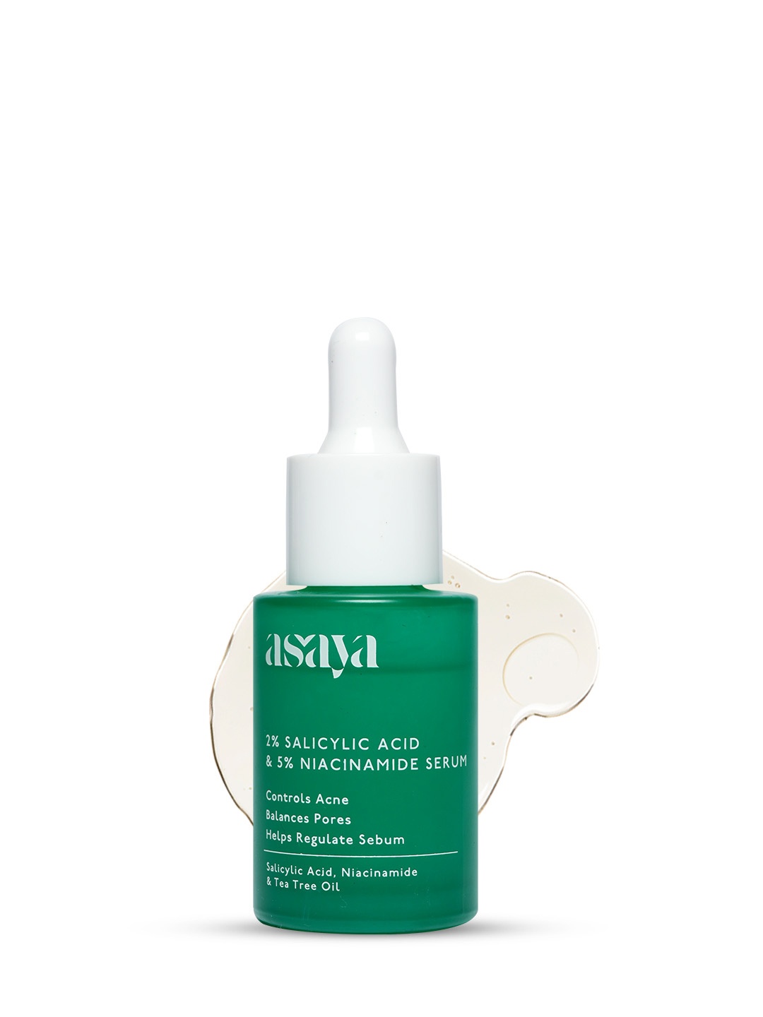 

Asaya 2% Salicylic Acid & 5% Niacinamide Serum - 30 ml, Green