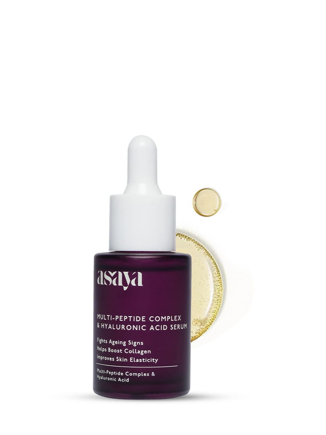 

Asaya Multi Peptide Complex & Hyaluronic Acid Serum - 30 ml, Purple