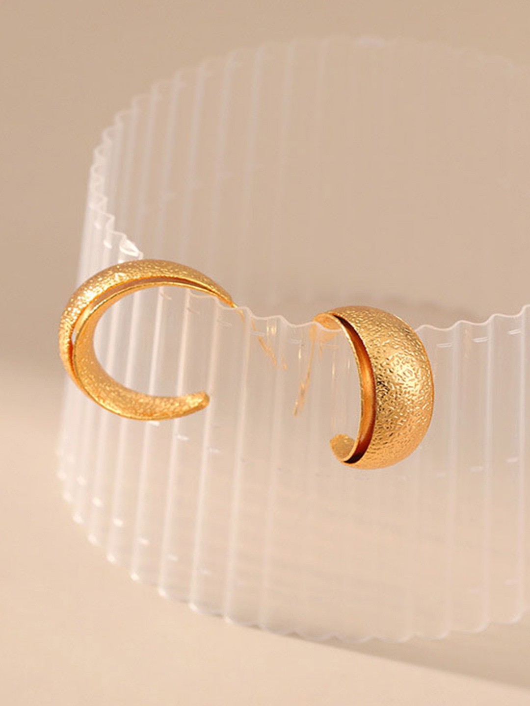 

Niscka Contemporary Drop Earrings, Gold