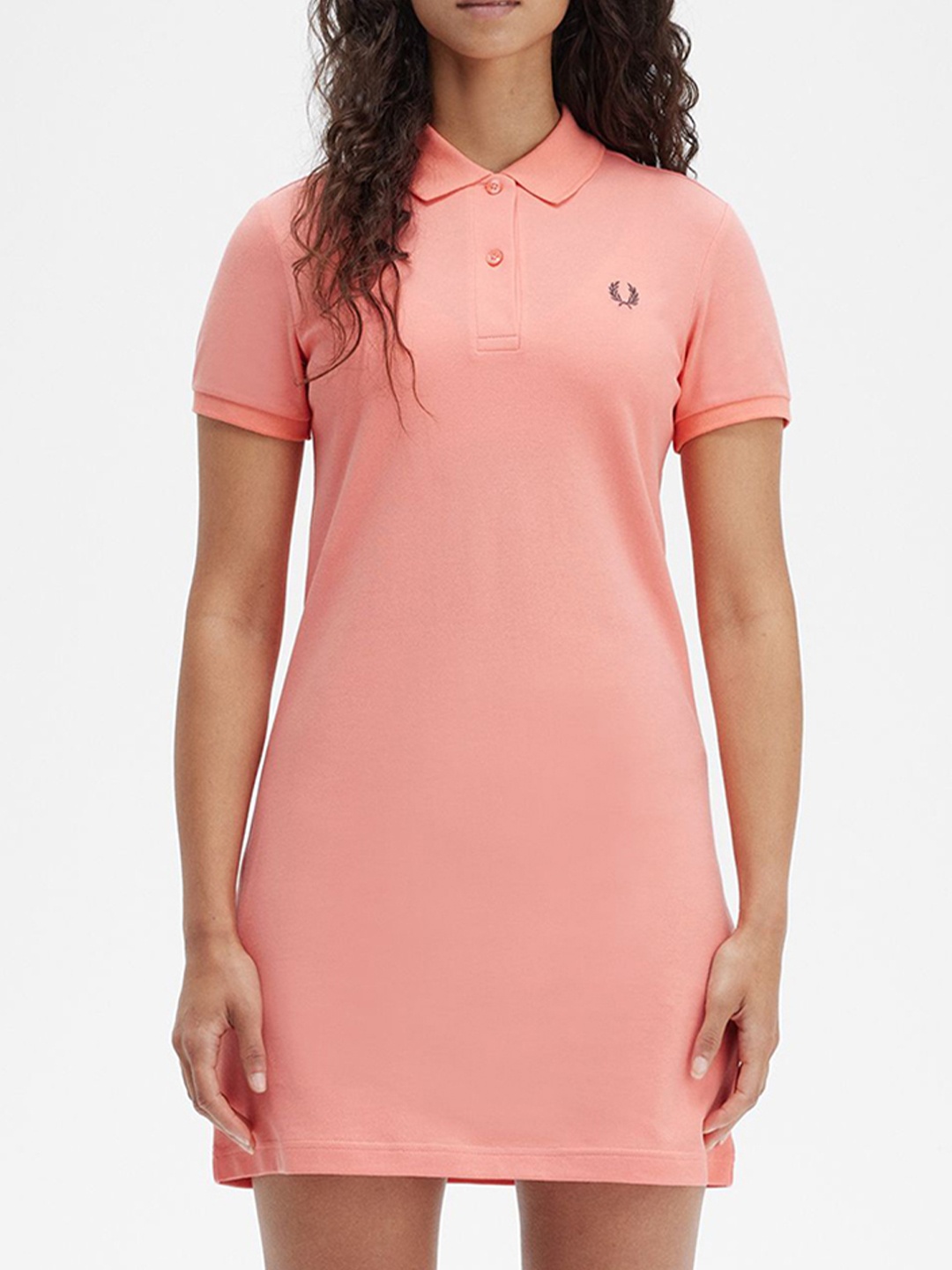

Fred Perry Solid T-shirt Dress, Pink
